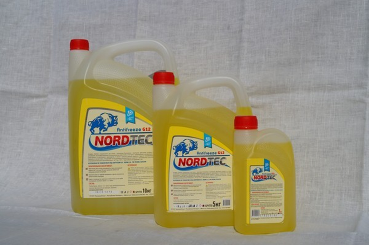 Жидкость готовая к применению. Nordtec Antifreeze-40 g12. Nordtec Antifreeze-40 g12 артикул. Nordtec g12. Антифриз желтый g12.