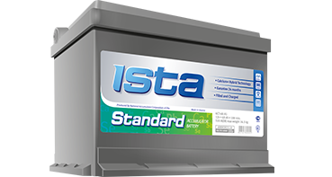Аккумулятор ISTA STANDARD 6СТ-60А1 Е евро 60Ah (510-530A)